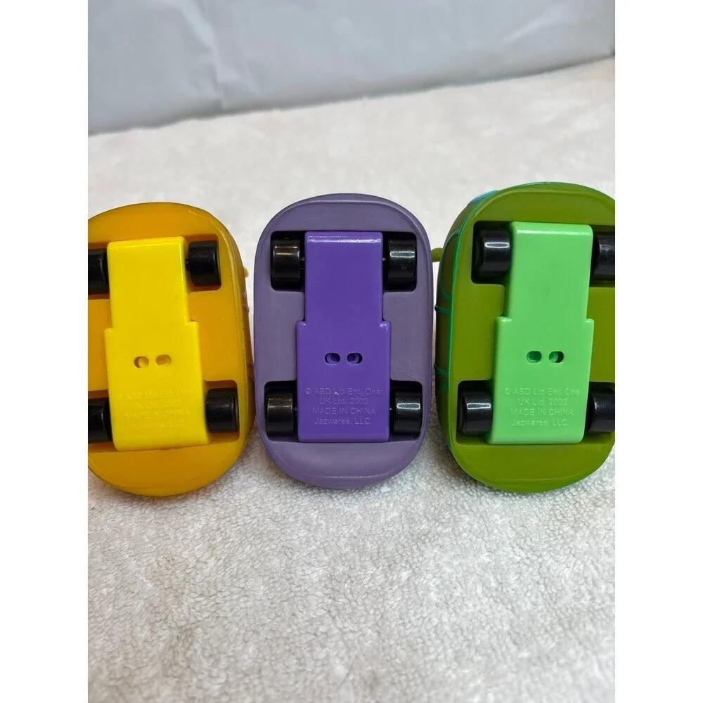 Peppa Pig Toy Lot – 3 Push-Along Vehicles & 3 Figures – Preschool Play Set